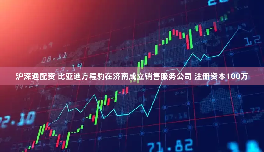 沪深通配资 比亚迪方程豹在济南成立销售服务公司 注册资本100万